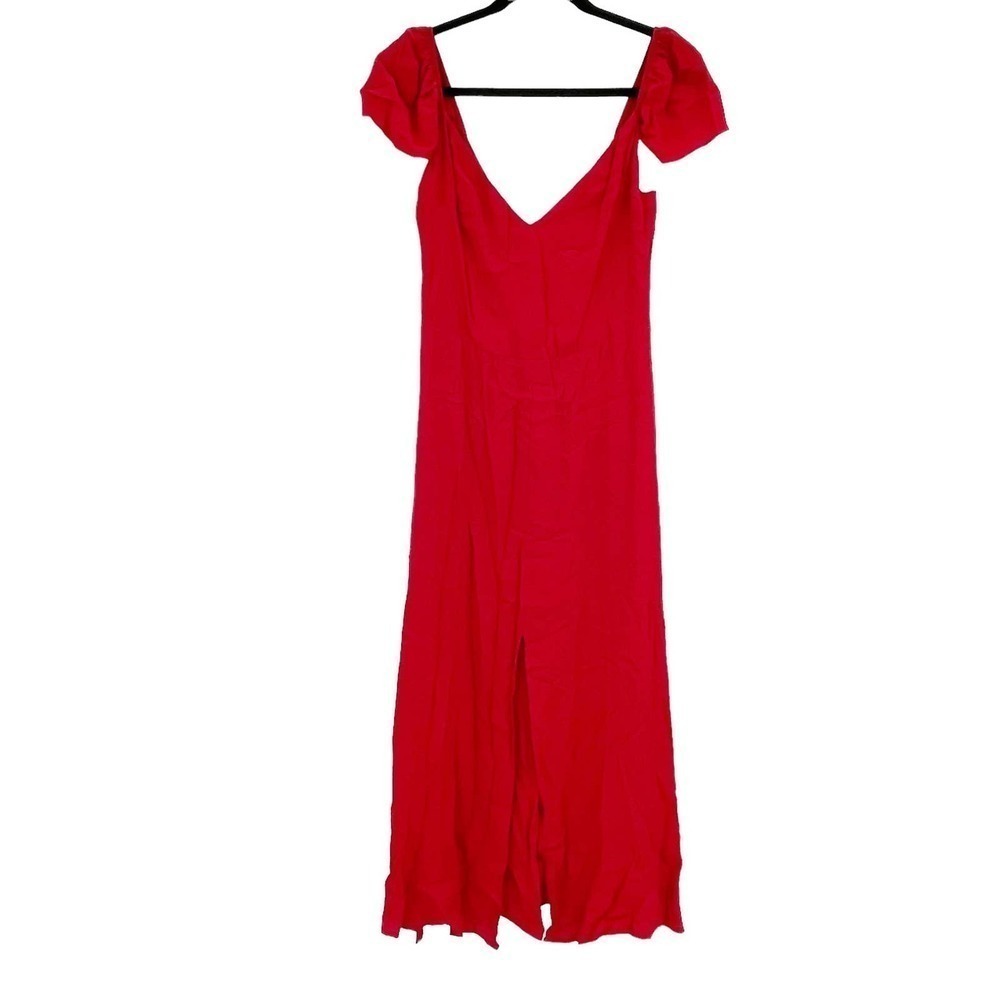 Reformation Baxley Sweetheart Neck Midi Dress Size 8 NWT